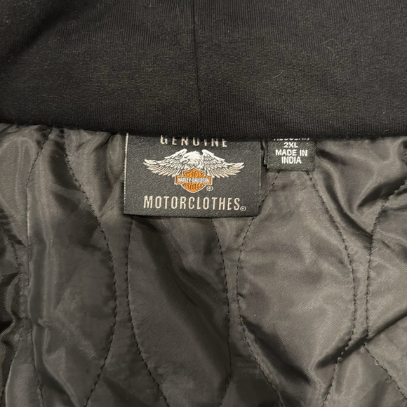Harley Davidson Plaid Hoodie Jacket - Picture 4 of 4